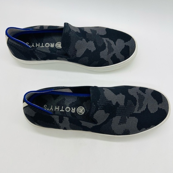 ROTHY’S THE SNEAKERS WOMEN’S SIZE 8 GRAY CAMOUFLAGE - Picture 7 of 12